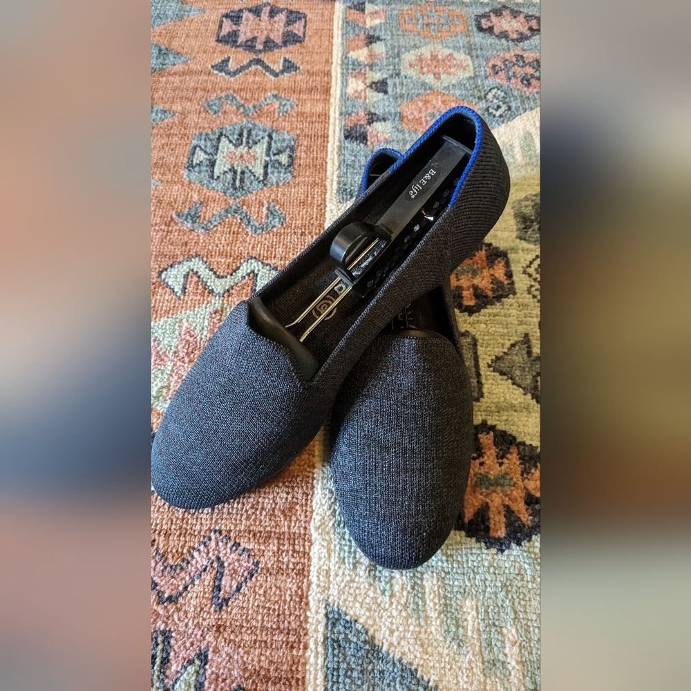 Rothy's Heather Navy Loafers Size 9.5
